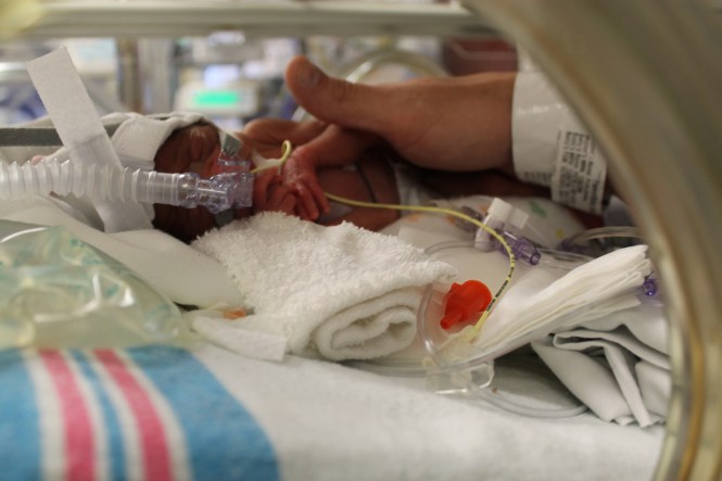 Michaela getting some love from Dad