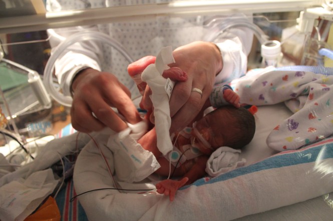 ...and diaper change!